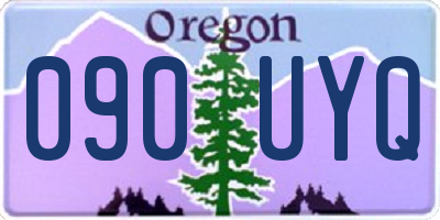 OR license plate 090UYQ