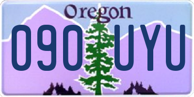 OR license plate 090UYU