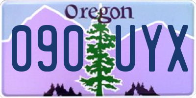 OR license plate 090UYX