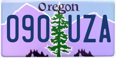 OR license plate 090UZA