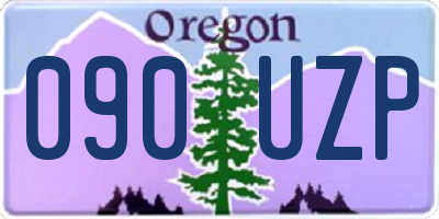OR license plate 090UZP