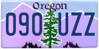 OR license plate 090UZZ