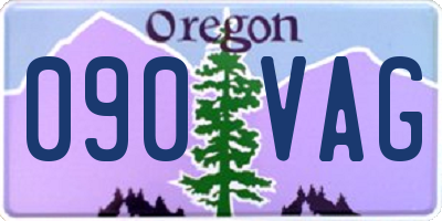 OR license plate 090VAG
