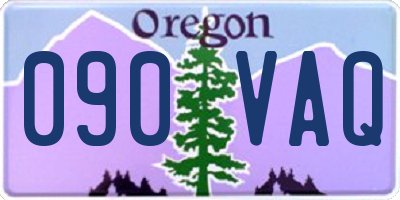 OR license plate 090VAQ