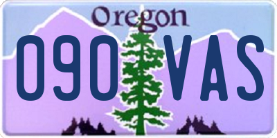 OR license plate 090VAS