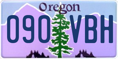 OR license plate 090VBH