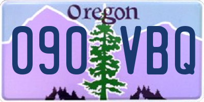 OR license plate 090VBQ