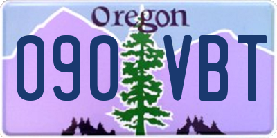 OR license plate 090VBT