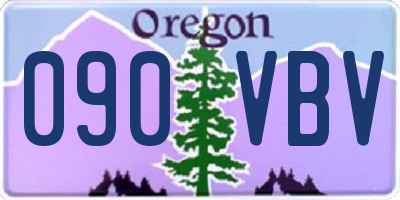 OR license plate 090VBV