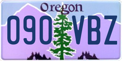 OR license plate 090VBZ