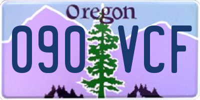 OR license plate 090VCF