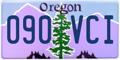 OR license plate 090VCI