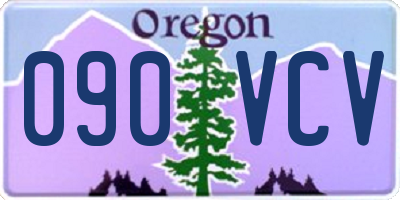 OR license plate 090VCV