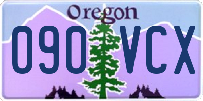 OR license plate 090VCX