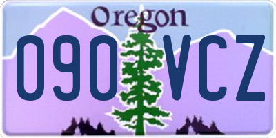 OR license plate 090VCZ