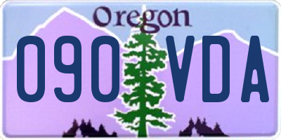OR license plate 090VDA