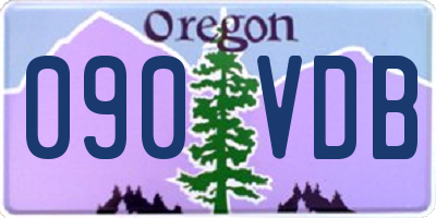 OR license plate 090VDB