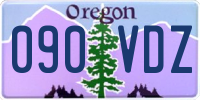 OR license plate 090VDZ