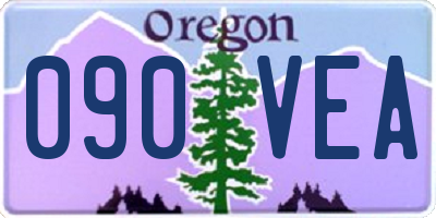 OR license plate 090VEA
