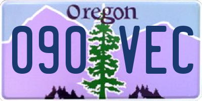 OR license plate 090VEC