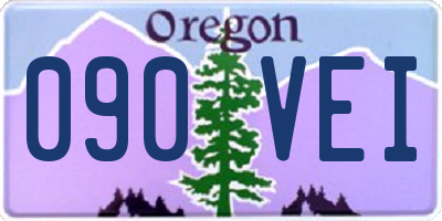 OR license plate 090VEI