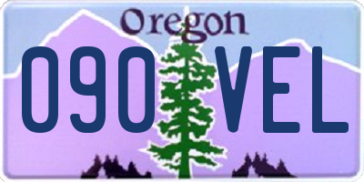 OR license plate 090VEL