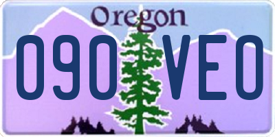 OR license plate 090VEO