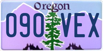 OR license plate 090VEX