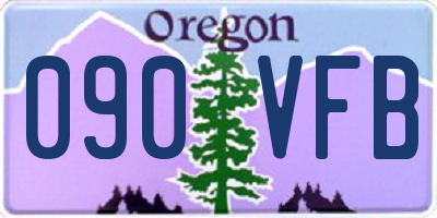 OR license plate 090VFB