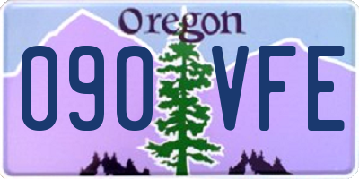 OR license plate 090VFE