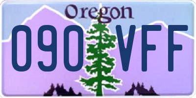OR license plate 090VFF