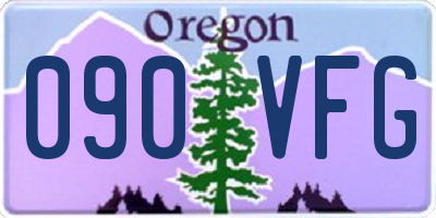 OR license plate 090VFG