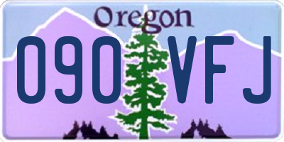 OR license plate 090VFJ