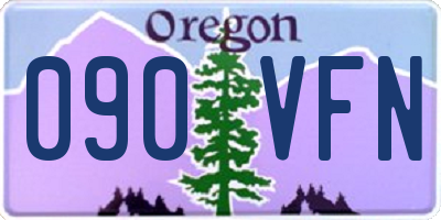 OR license plate 090VFN