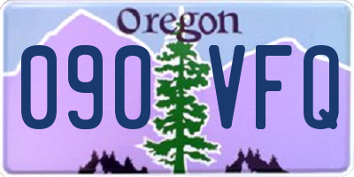 OR license plate 090VFQ