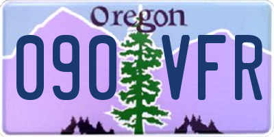 OR license plate 090VFR