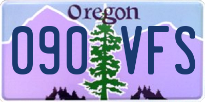 OR license plate 090VFS