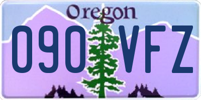 OR license plate 090VFZ