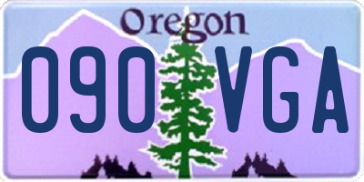 OR license plate 090VGA