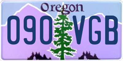 OR license plate 090VGB