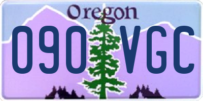 OR license plate 090VGC