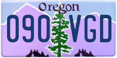 OR license plate 090VGD
