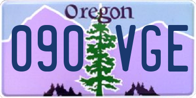 OR license plate 090VGE