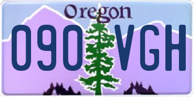 OR license plate 090VGH