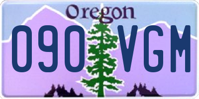 OR license plate 090VGM