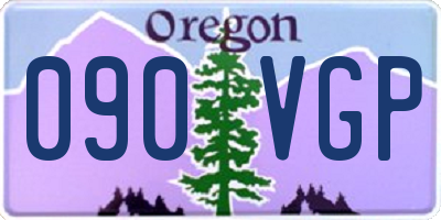 OR license plate 090VGP