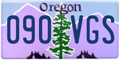 OR license plate 090VGS