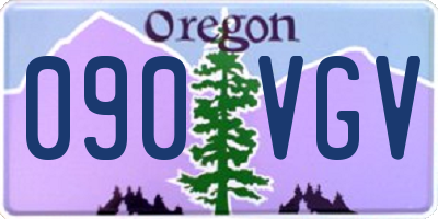 OR license plate 090VGV