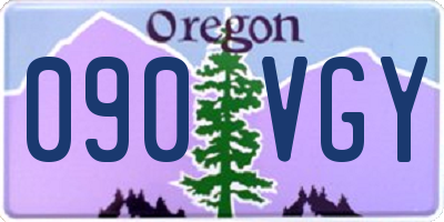 OR license plate 090VGY