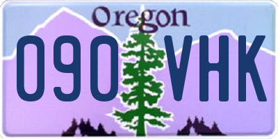 OR license plate 090VHK